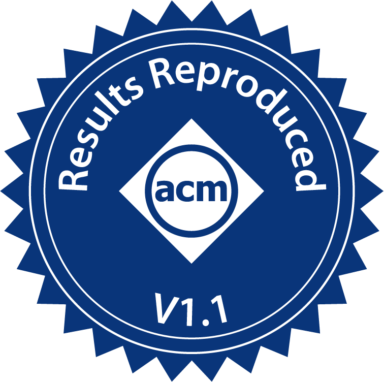 ACM Results Reproduced badge